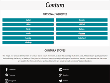 Tablet Screenshot of contura.eu